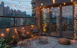 Idee di illuminazione per trasformare il terrazzo in uno spazio da vivere